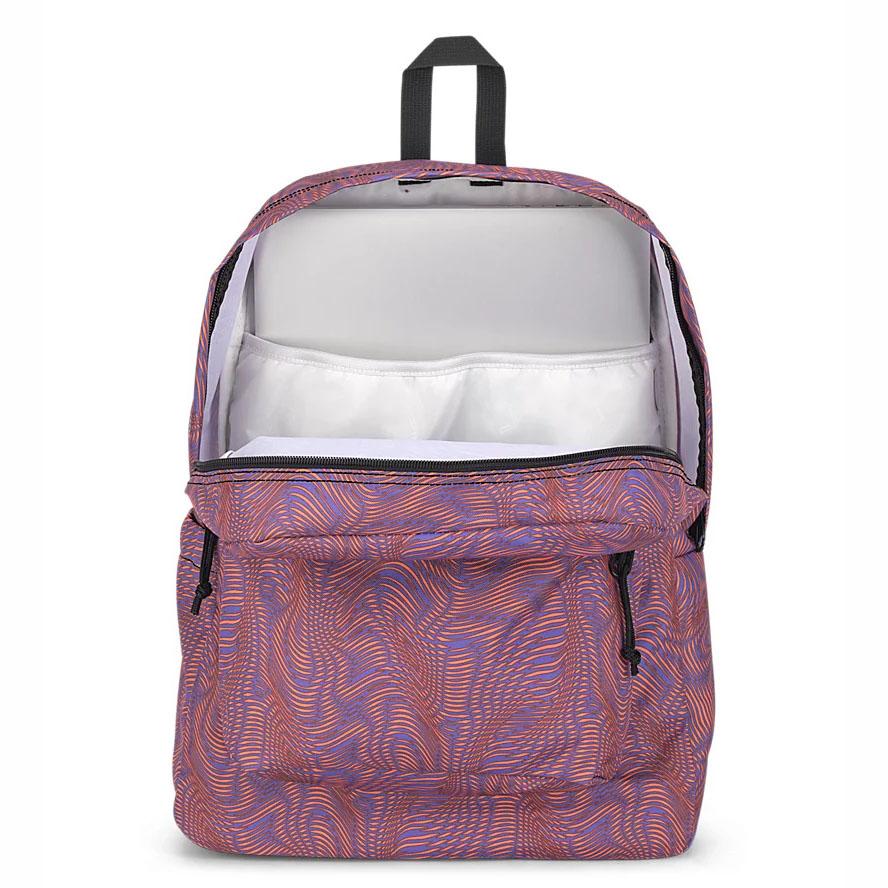 Sac à Dos Scolaire JanSport SuperBreak? Plus Violette Orange | KTM-22754226